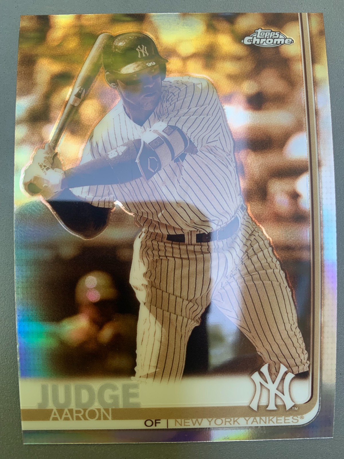2019 Topps Chrome AARON JUDGE Sepia Refractor #100