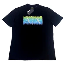 Armani Exchange T-shirt Color Black Size M (NEW WITH ORIGINAL TAGS)