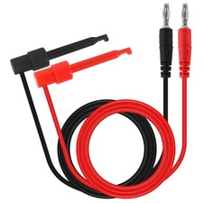 4mm Banana Plug Test Leads to Test Hook Clips Multimeter Electrical 4mm Banan