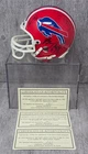 Jim Kelly Bruce Smith Thurman Thomas Signed Buffalo Bills Mini Helmet  COA