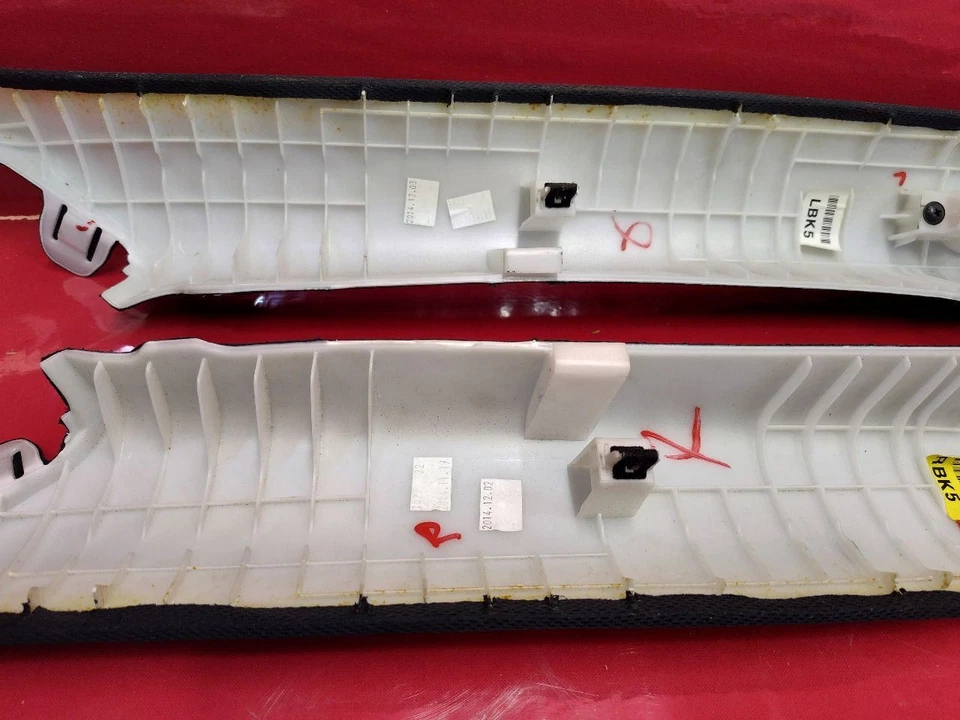 Hyundai Genesis 2013-2016 cupé parabrisas delantero pilar A juego de molduras negro Foto 4 de 4