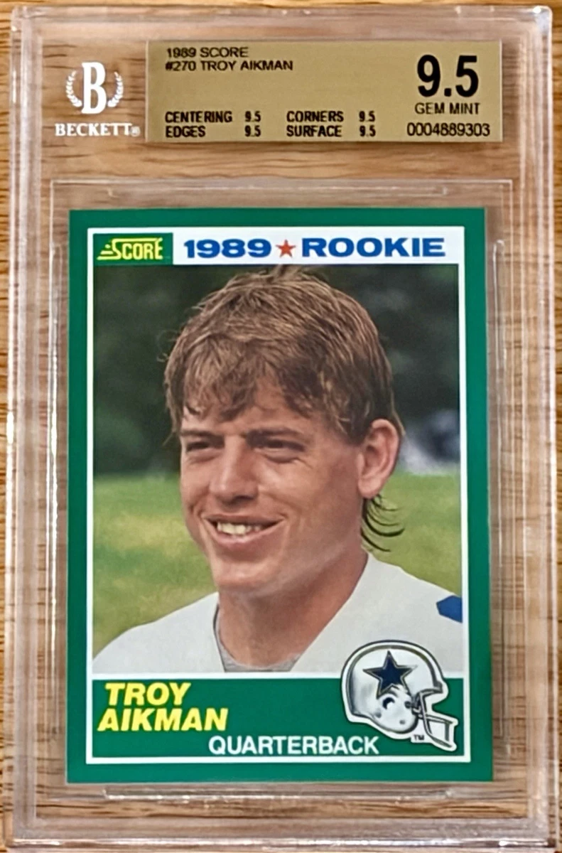 Troy Aikman Rookie Football Cards for sale | eBay