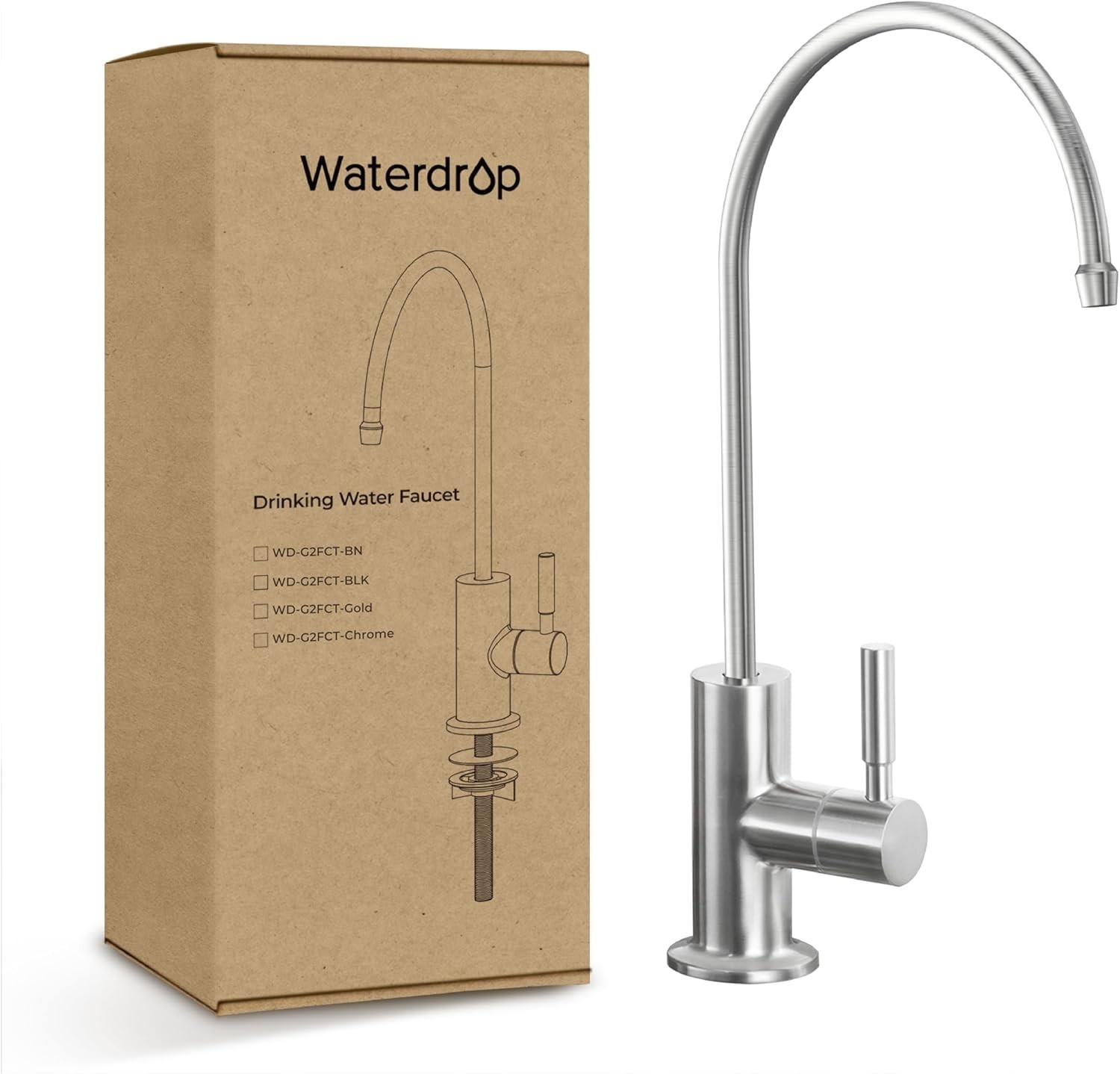 Waterdrop G2FCT Drinking Water Faucet, Reverse Osmosis Fauce