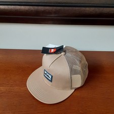 Quicksilver Beige Snapback Mesh Trucker Hat W...