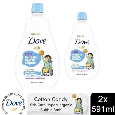 Taube Kinderpflege Schaumbad Zuckerwatte hypoallergen für empfindliche Haut, 2x591ml