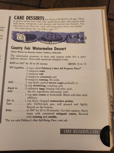 Pillsbury's Best 1000 Recipes Best of the Bake-off Collection VTG 1950's - Picture 9 of 17