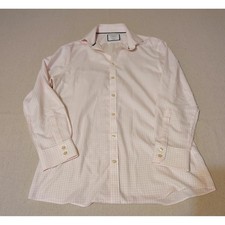 Charles Tyrwhitt Extra Slim Fit Pink Check Non-Iron Dress Shirt 15.5 32 Mens 9