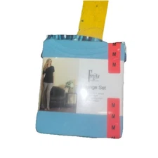 Felina Womens Lounge Set Super Soft Knit Jersey Drawstring Pants(TURQ, M )NWT