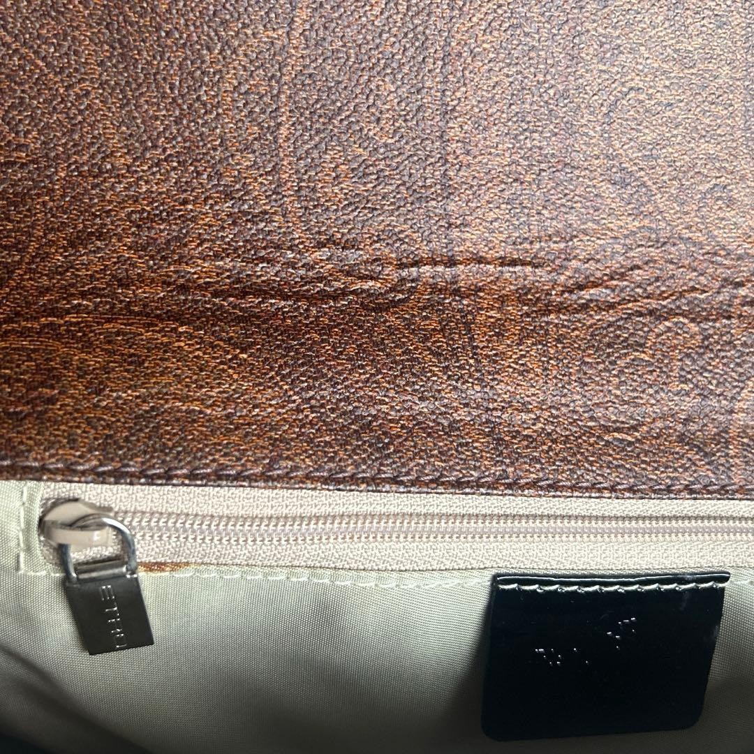 ETRO Paisley Pattern Shoulder Bag Leather — image 7
