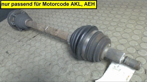 Antriebswelle Links Audi A3 1.6 8L 12 Monate Garantie Sofortversand