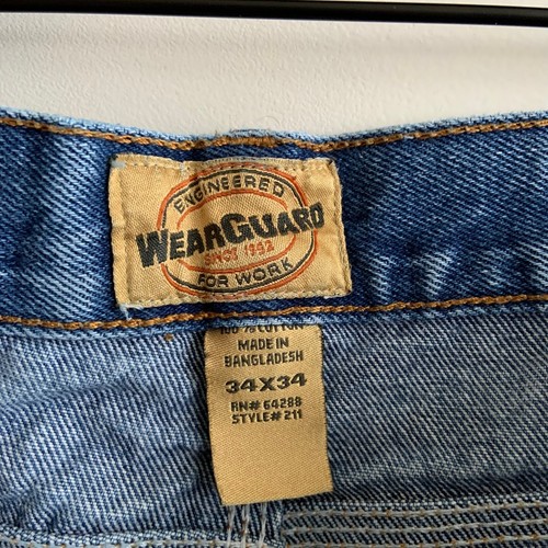 Wear Guard Size 34x34 Carpenter Jeans - Picture 9 of 12