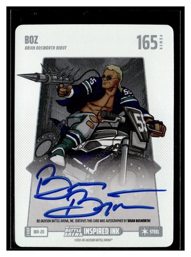 Bo Jackson Battle Arena Boz Steel Auto Brian Bosworth Seahawks