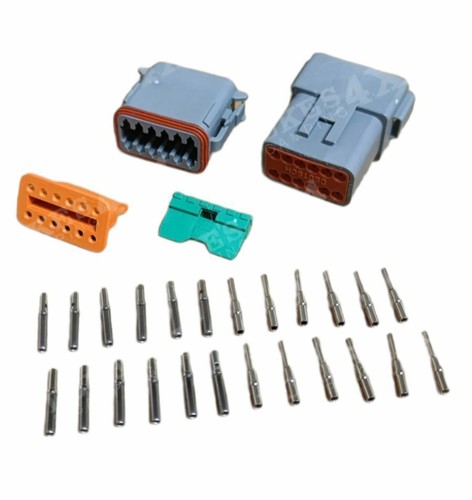 Deutsch 12 pin Connector Pair IP68 - Picture 3 of 4