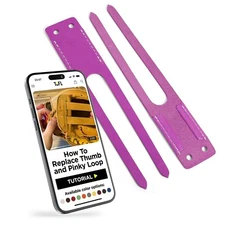 TOFL Baseball Glove Thumb and Pinky Replacement Leather Loops | Durable Laces...