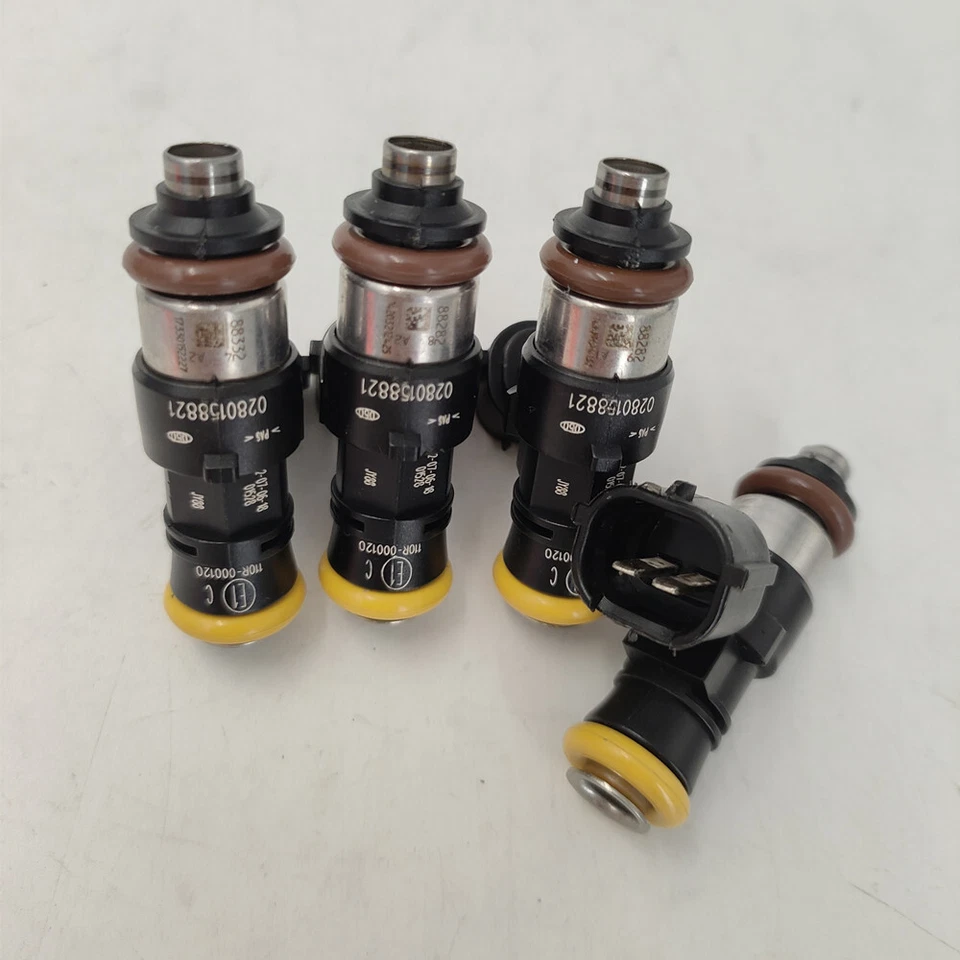 8 × Bosch 0280158821 High Impedan 2200cc 210lb Short Fuel Injectors 2000cc LSx Foto 3 de 4