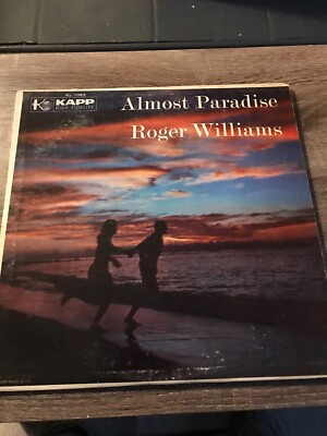 Roger Williams Almost Paradise LP Kapp Records KL-1063  1957