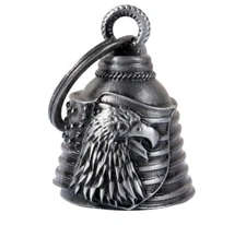 Premium Bell for motorcycle Riders Guardian Motorcycle Eagle USA Flag Biker Bell