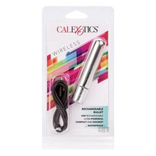 Rechargeable Bullet Vibrator Silver - Picture 3 of 4