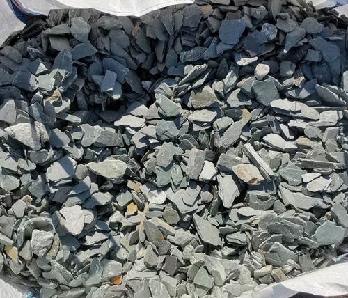 GREEN SLATE CHIPPINGS 40mm.DECORATIVE STONE AGGREGATES - Picture 7 of 8