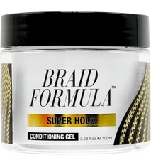 EBIN NEW YORK Braid Formula Conditioning Gel, Super Hold, 3.53 Oz No Residue