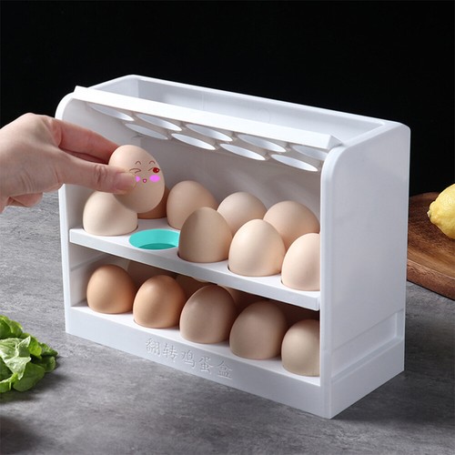 Refrigerator Egg Organizer Egg Storage Container For Refrigerator - Picture 3 of 12
