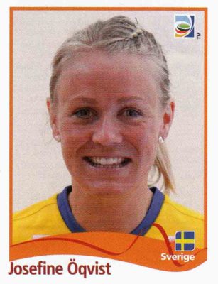 Panini Sticker Frauen Fußball WM 2011 Nr. 252 Josefine Öqvist SWE Sverige NEU