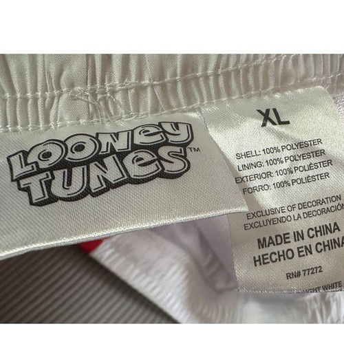 Looney Tunes Team USA Bugs Bunny sportliche Badeshorts weiß rot patriotisch XL - Bild 4 von 4