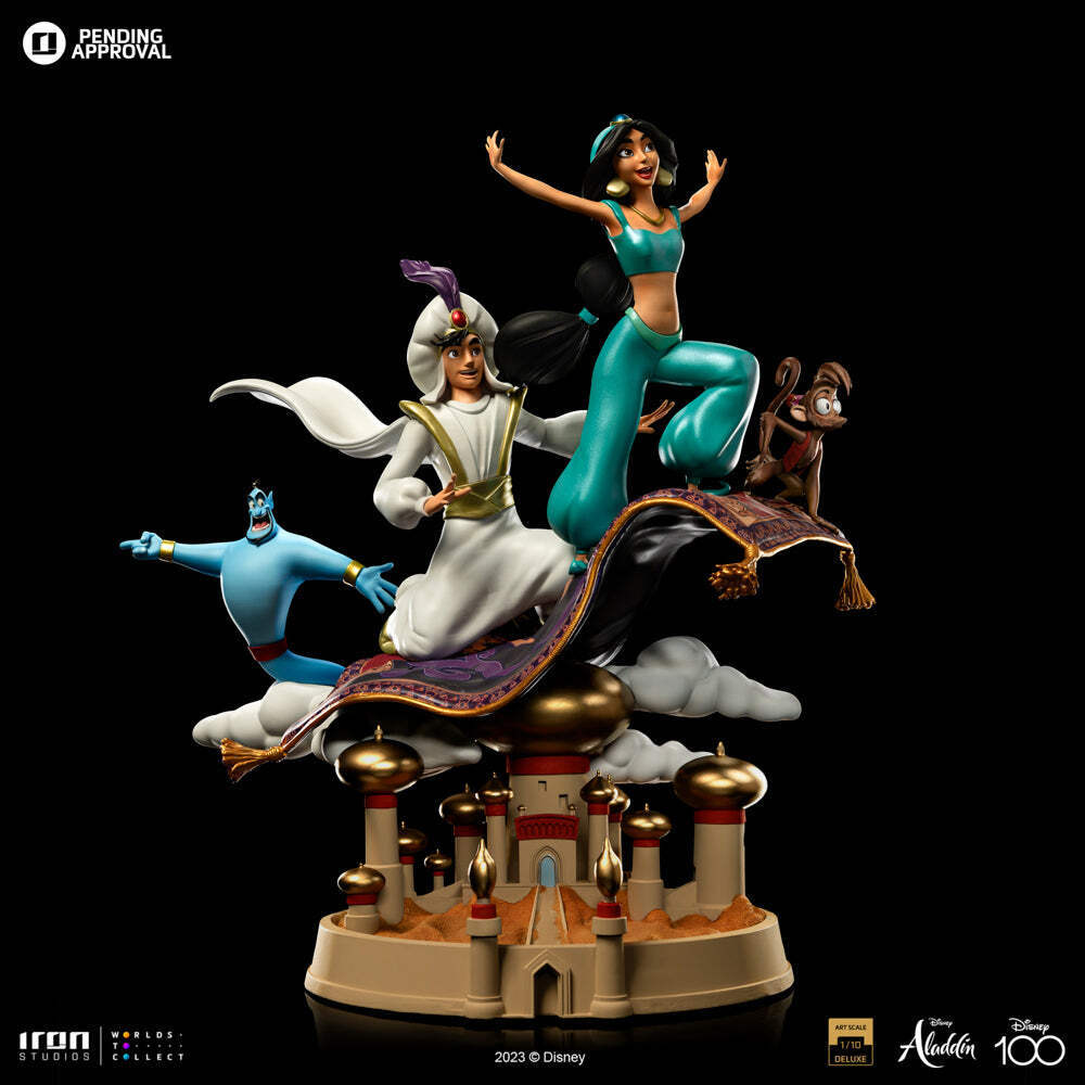 ironStudio アラジン IRON STUDIOS Disney Aladdin and Jasmine DELUXE 1/10 Tenth