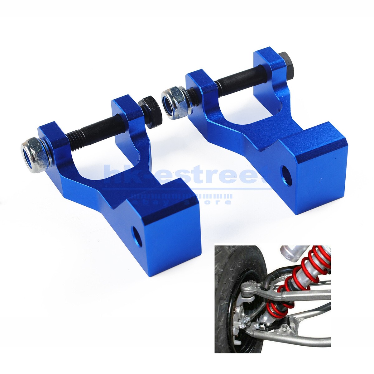 Accouplements D'échappement Haute Température Pour Yamaha Banshee & Quads - 2 Pièces Noir/rouge - 1" De Diamètre