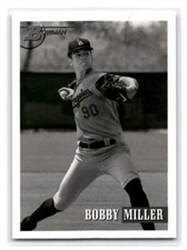2021 Bowman Heritage Black & White Bobby Miller Los Angeles Dodgers #186
