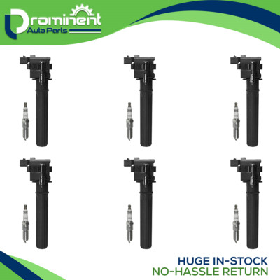6XIgnition Coil & 6X NGK Iridium Spark Plug for Chrysler Sebring Dodge UF199