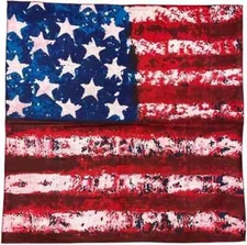 USA AMERICAN FLAG TIE DYE BANDANA COTTON Head Neck Wrap Scarf Face Mask (12 pcs)
