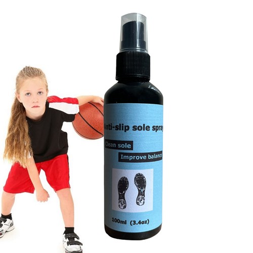 100ml Anti-Slip Sole Spray Shoe Sole Protector Improves Traction for Basketball