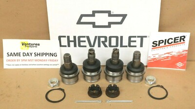 OEM Dana Spicer Upper Lower Ball Joint Set Chevy Dana 44 and