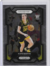 2024 Panini Prizm Draft Picks Kate Martin Base RC #62 Iowa Hawkeyes