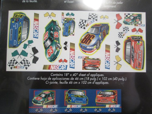 Nascar Jumbo Stick-Ups, 25+ Removable Wall Art, NIP - Picture 5 of 6