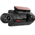 Car DVR Dash Cam 3" Dual Lens Video Recorder Front Inside Camera Night Vision