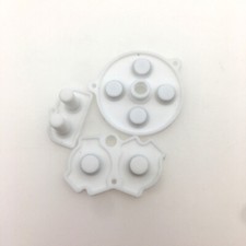 20 50pcs White Silicone Conductive Rubber pads For Nintendo Game Boy Advance GBA