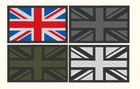 Embroidery Union Flag Identifier Patch Hook Back Or Sew On 80x50mm Morale Badge