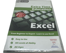 Extra Time Education Guide to Microsoft Excel 2003 PC CD-ROM New and Sealed