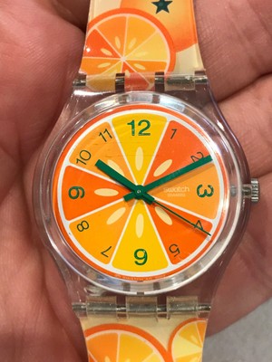 swatch orange strap