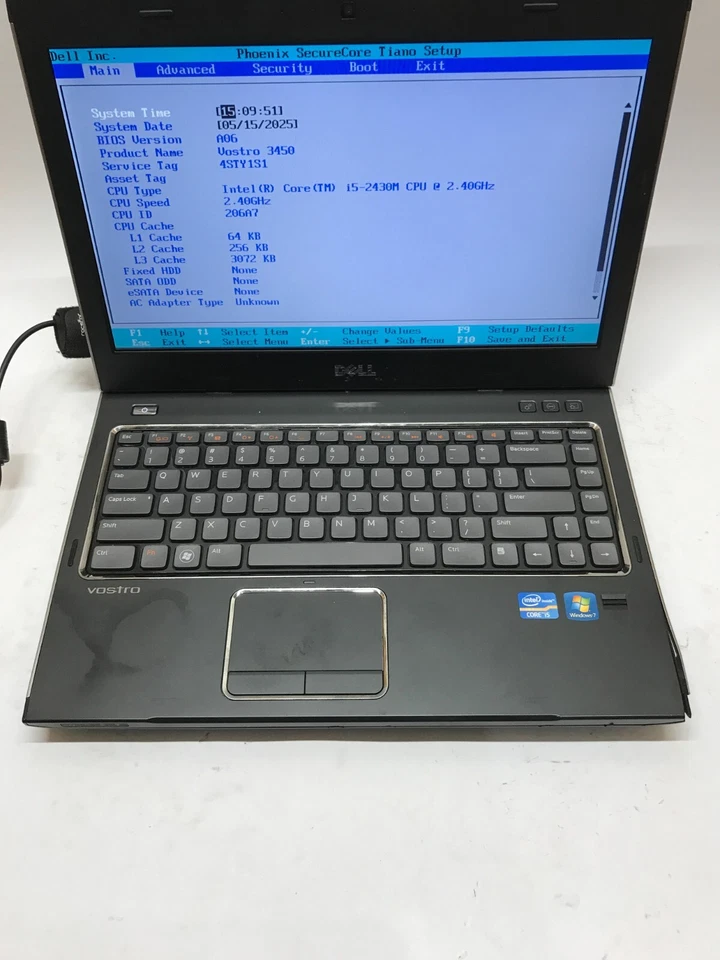 Dell Vostro 3450 14" Intel Core i5-2430 2GB RAM NO HDD/OS For Parts/Repair! - DW - Image 3 of 4