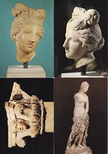 Lot of 4 Antique Postcards Postcards NIMES GARD Museum Square House