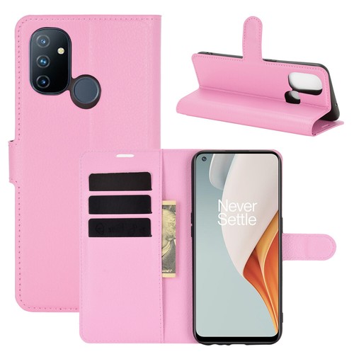 Funda de Teléfono Para Oneplus Nord N200 5G, Estrás Cuero PU Cartera Cubierta Brillante - Imagen 8 de 22