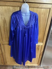 Vintage USA Vanity Fair S Purple Lace  Nylon Nightgown Robe Peignoir Set