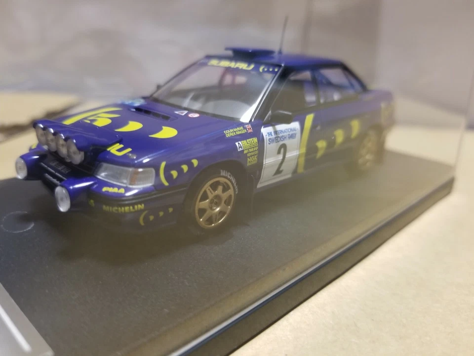 HPI  SUBARU  LEGACY RS  #2  1993 SWEDISH 8275 C.McRae  1/43 - Image 4 of 4