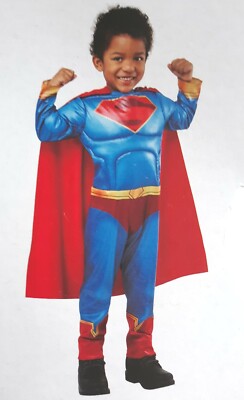 SUPERMAN Muscle Costume Toddler 4T Halloween Dress Up Super-Pets
