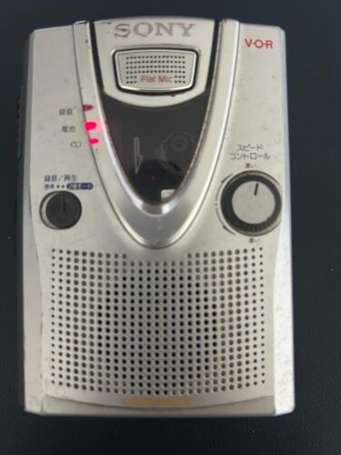 Sony TCM-400 Cassette Recorder VOR Silver FOR PARTS OR REPAIR #034