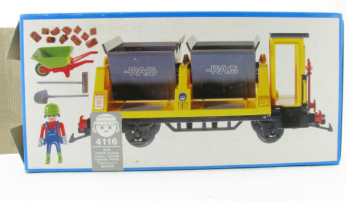 PLAYMOBIL 4116 Kipplore in OVP Waggon Wagen für Eisenbahn Güterzug Lok Spur G - Bild 13 von 17
