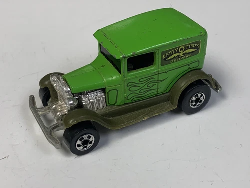 Vintage 1977 Hotwheels Blackwall    A OK Early Times Delivery Van